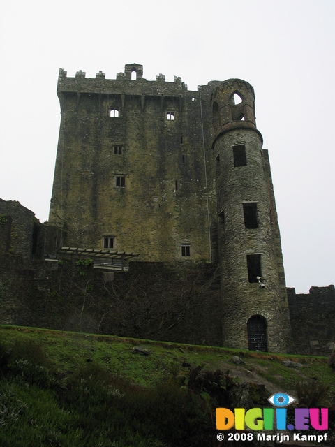 24808 Round lookout tower and Blarney Castle